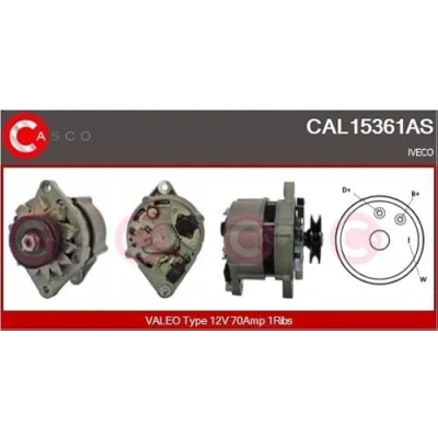 Afbeelding van CASCO CAL15361AS Dynamo / Alternator 12V 70A