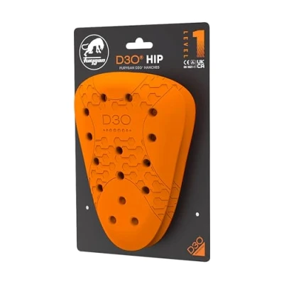 Afbeelding van Furygan Sliders Knieën Optimale luchtcirculatie, D3O technologie voor broek, motorjeans, uniseks, oranje, eenheidsmaat