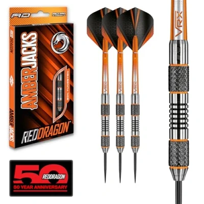 Afbeelding van RED DRAGON Amberjack 5: Steeltip Tungsten Dartpijlen Professioneel 22 gram