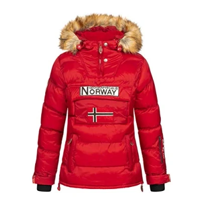Afbeelding van Geographical Norway Belancolie Lady donsjas voor dames, Rood