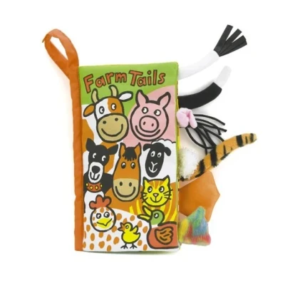 Afbeelding van Jellycat staartenboek boerderijdieren