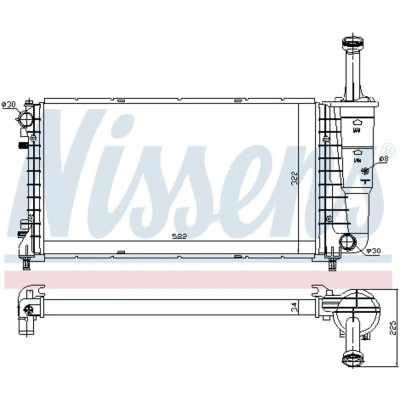 Afbeelding van Nissens Radiateur 61898