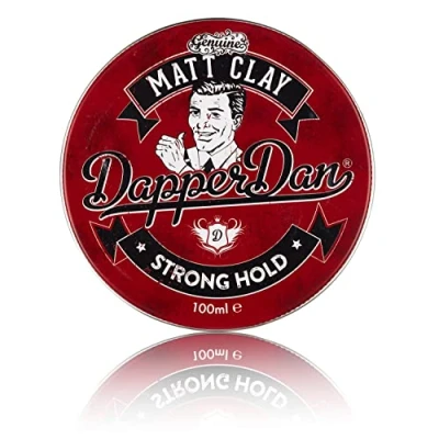 Afbeelding van Dapper Dan Matt Clay, Strong Hold Finish, Soft Easy Application, Mens Hair Styling Product, 1 x 100 ml