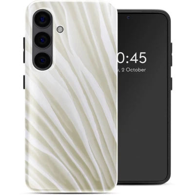 Afbeelding van Selencia Hoesje Geschikt voor Samsung Galaxy S24 Vivid Backcover Nature Light Brown