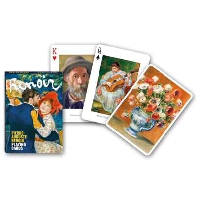 Afbeelding van Piatnik Renoir Speelkaarten Single Deck.