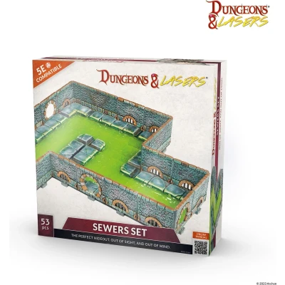 Afbeelding van Dungeons and Lasers SEWERS SET RPG Terrein Roleplaying Games Geschikt voor DND 5E