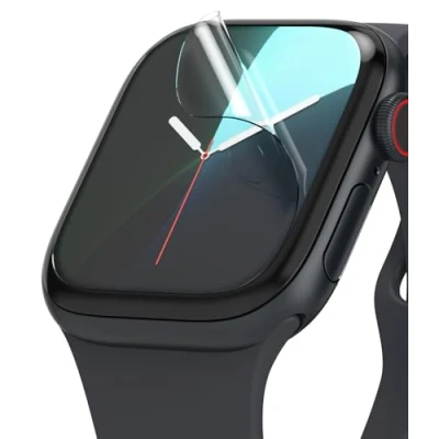 Afbeelding van Ringke Dual Easy Film [3 stuks] compatibel met Apple Watch 10 42 mm, hoogwaardige volledige bescherming, eenvoudig aan te brengen