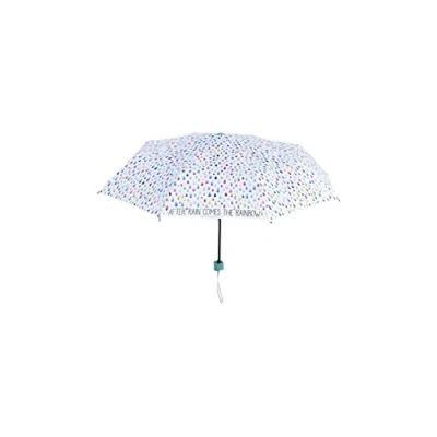 Afbeelding van Legami Opvouwbare paraplu, Ø 100 cm, van polyester, zwart stalen frame, kunststof handvat, licht, winddichte structuur, etui inbegrepen, After Rain, Small, Casual, Rain