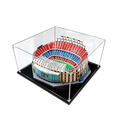 Afbeelding van Presentatiedoos compatibel met Lego 10284 vitrine van het Camp Nou stadion in Barcelona, stofdichte verzamelmodel (exclusief steenmodellen) (3 mm)