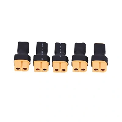 Afbeelding van 5 stuks adapter voor RC Drone, XT30 naar XT60 Drone batterijconverteraansluiting (XT30 mannelijk vrouwelijk)