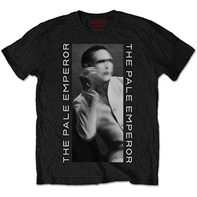 Afbeelding van Marilyn Manson The Pale Emperor Heren T shirt XL Zwart