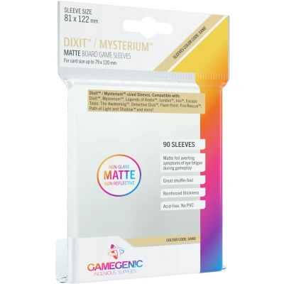 Afbeelding van Gamegen!C Matte Dixit Sleeves 81 x 122 mm (90), Clear Colour (GGS10055ML)