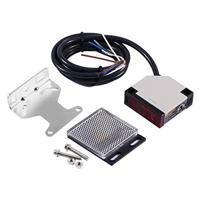 Afbeelding van Keenso Reflexions E3JK R4M1 Reflectie fotocel AC 90 250V 3A foto elektrische sensor spiegelreflectie schakelaar (1 stuk)