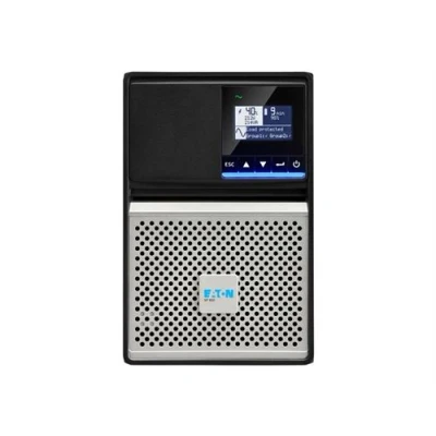 Image de Eaton 5P 850i Gen 2 onduleur tour CA 200/208/220/230/240 V 680 Watt 850 VA monophasé 7 Ah RS 232, USB connecteurs de sortie : 6 noir / argent