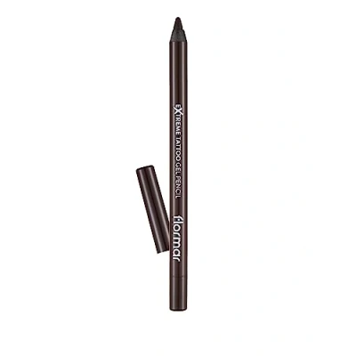 Afbeelding van Flormar Extreme Tattoo gel Pencil Tatoeage effect eyeliner intensief gepigmenteerd eyelinerpotlood met glitter waterdichte voor oogmake up 002 walnoot