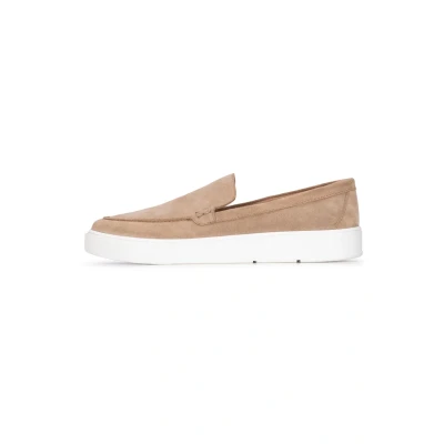 Afbeelding van PS Poelman Gregory Loafers Instappers, Heren, Maat: 41, Taupe Veloursleer