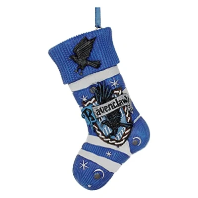Afbeelding van Nemesis Now Harry Potter Ravenclaw Stocking Hanging Festive Ornament 9.5cm