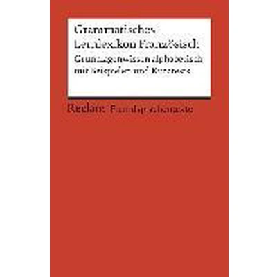 Afbeelding van Grammatisches Lernlexikon Französisch