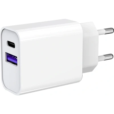 Afbeelding van DutchOne USB C Adapter oplader stekker 20W geschikt voor Samsung en Apple iPhone Snellader i