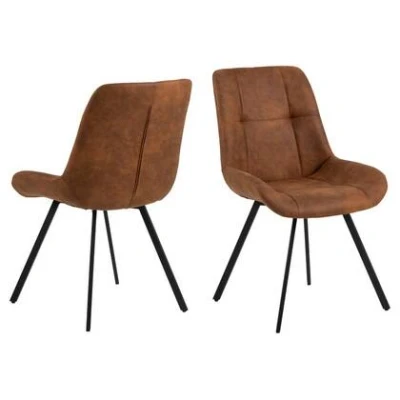 Afbeelding van Eetkamerstoel Zundra Camel Preston Giga Living Set van 2