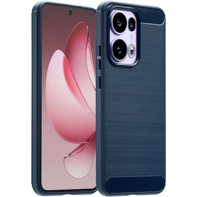 Afbeelding van imoshion Brushed Backcover voor de Oppo Reno 13 Pro Donkerblauw