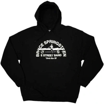 Afbeelding van Bruce Springsteen Tour &#039;23 Leaning Car Hoodie/trui L Zwart
