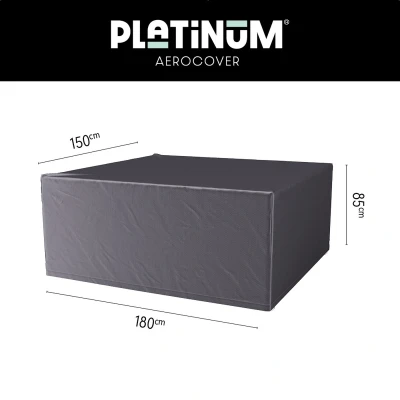 Afbeelding van Aerocover Tuinsethoes 180 X 150 85 Antraciet Zwart Tuinmeubelhoezen