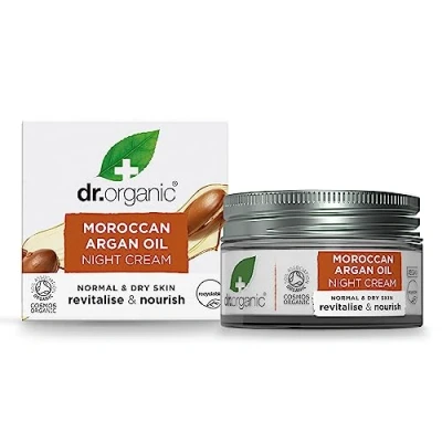 Afbeelding van Dr. Organic Moroccan Argan Oil Nachtcrème 50ml