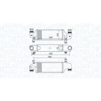 Afbeelding van Magneti Marelli Interkoeler 351319204930