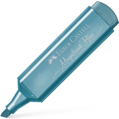Afbeelding van Faber Castell tekstmarker metallic blauw FC 154647