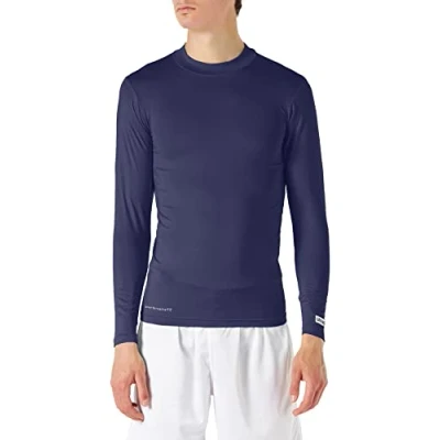 Afbeelding van Uhlsport Distinction Colors Baselayer Sportshirt performance Maat 164 Unisex donker blauw