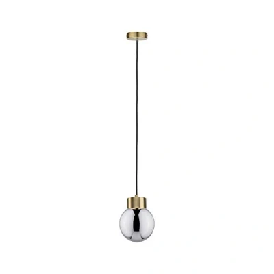 Afbeelding van Paulmann Linja 79743 Hanglamp LED E27 20 W Messing (geborsteld), Rook