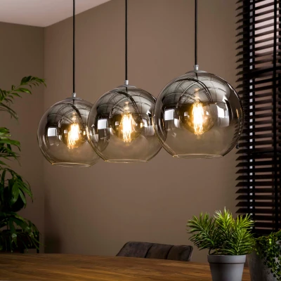 Afbeelding van Hoyz Hanglamp Bubble Shaded 3 Lampen Industrieel