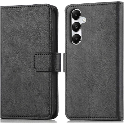 Afbeelding van imoshion Hoesje Geschikt voor Samsung Galaxy A16 (5G) Met Pasjeshouder Luxe Bookcase Zwart