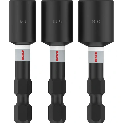 Afbeelding van Bosch Professional 2608521U65 Slagadapterset 1/4 (6.3 mm), 5/16 (8 3/8 (10 mm)