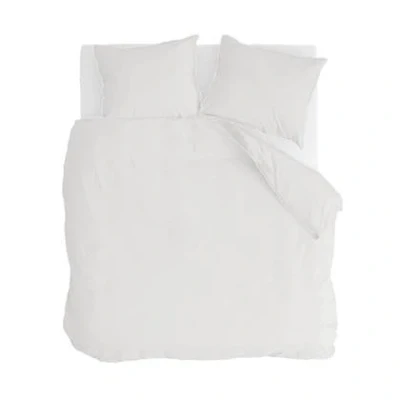 Afbeelding van Walra Dekbedovertrek Pretty Pom Naturel 240x220 cm Lits jumeaux Dubbele doorlopende instopstrook 100% Percale katoen