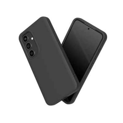 Afbeelding van RHINOSHIELD Hoesje compatibel met [Galaxy S24] SolidSuit dunne hoes schokabsorberende technologie en premium matte afwerking zwart