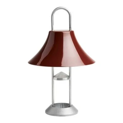 Afbeelding van HAY Mousqueton Oplaadbare Tafellamp Iron Red