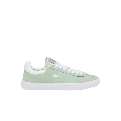 Afbeelding van Lacoste Baseshot Sneakers laag, Dames, Maat: 40.5, Green/white Veloursleer