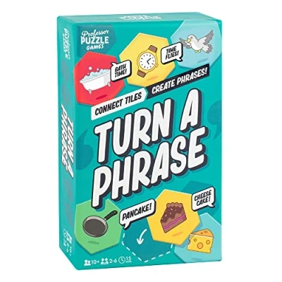 Afbeelding van Professor Puzzle Turn A Phrase Strategiespel Vanaf 10 jaar 2 6 spelers 15 minuten speeltijd