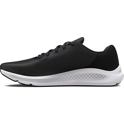 Afbeelding van Under Armour Ua Charged Pursuit 3 Hardloopschoenen voor heren, Zwart Wit