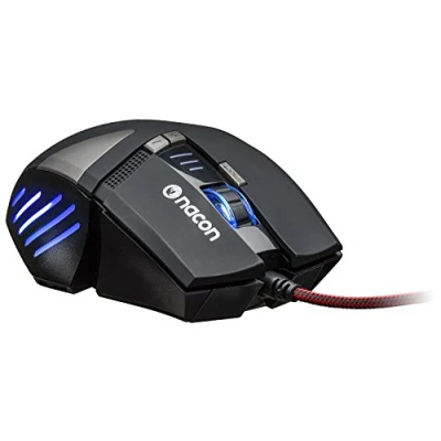 Afbeelding van Nacon GM 300 Wired Gaming Muis PC Zwart Multi Color LED