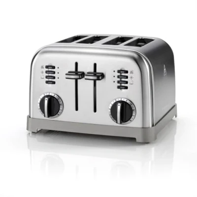 Afbeelding van Cuisinart Cpt180e Broodrooster Inox/metaal