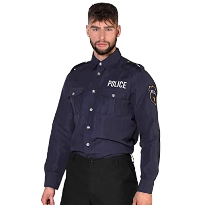 Afbeelding van Boland Shirt &#039;POLICE&#039; (S) Volwassenen Agent Politie en Boeven