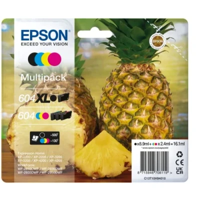 Afbeelding van Epson 604XL inktcartridge 4 stuk(s) Origineel Hoog (XL) rendement Zwart, Cyaan, Magenta, Geel