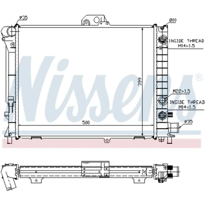 Afbeelding van Nissens Radiateur 64033A