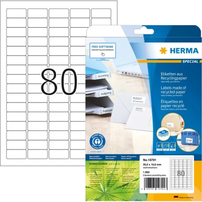 Afbeelding van 10701 Die cut label 3.56 cm 1.69 80 pc(s)