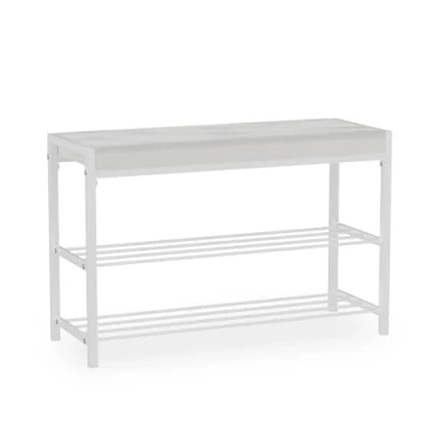 Afbeelding van Vicco Borneo Schoenbank 80 x 52 cm Wit
