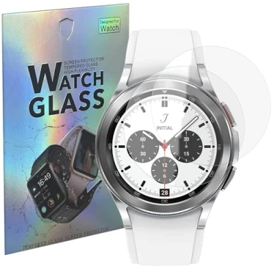 Afbeelding van Gehard glas voor Samsung Galaxy Watch 4 Classic 42 mm [2 stuks] displaybeschermfolie horloge, krasbestendig Phonillico®