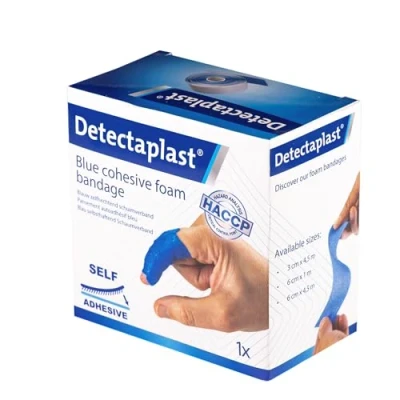 Afbeelding van Detectaplast Zelfklevend Schuimverband, Ft 6 Cm X 4,5 M, Op Rol Pleister